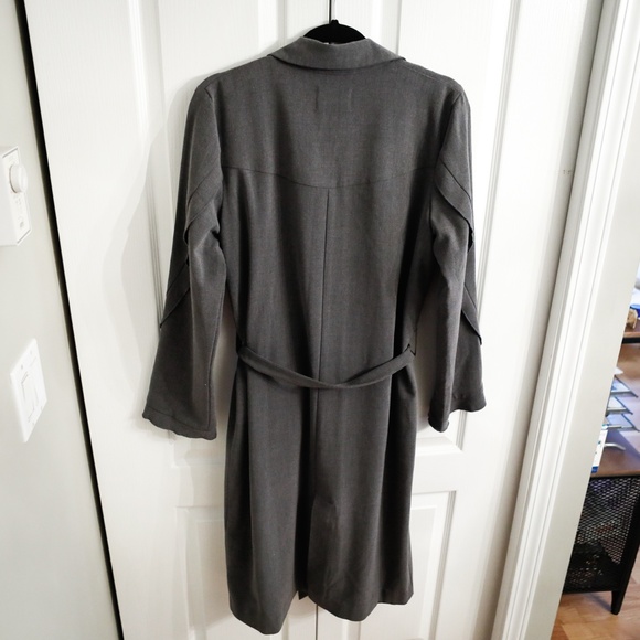 CREAM Long Blazer Coat, Grey - S/M (EU 34) - Picture 9 of 10